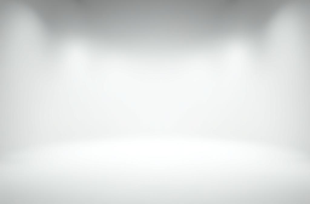 Spacious, well-lit photography studio with cyclorama wall